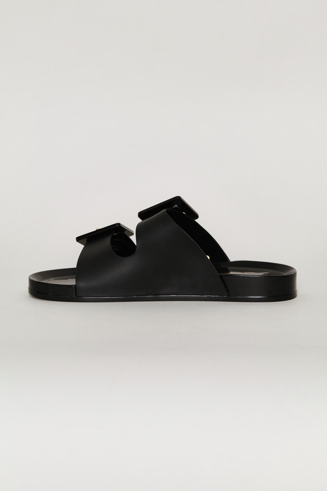 Buckle Detail Sandal - Black