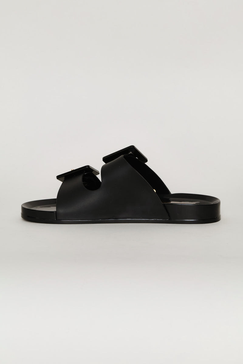 Buckle Detail Sandal - Black