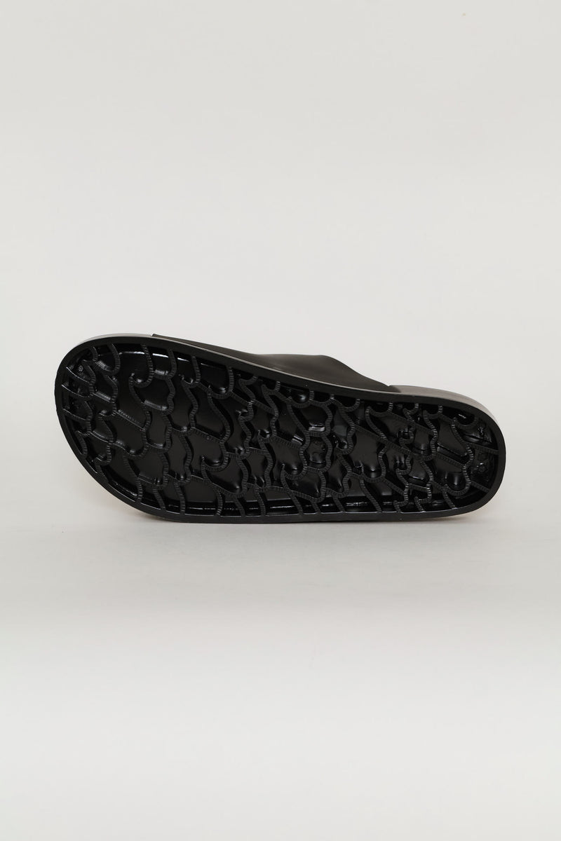 Buckle Detail Sandal - Black