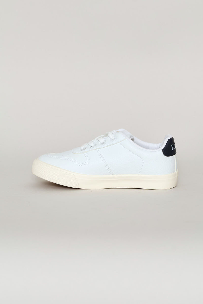 Boys Classic Leather Sneaker - White