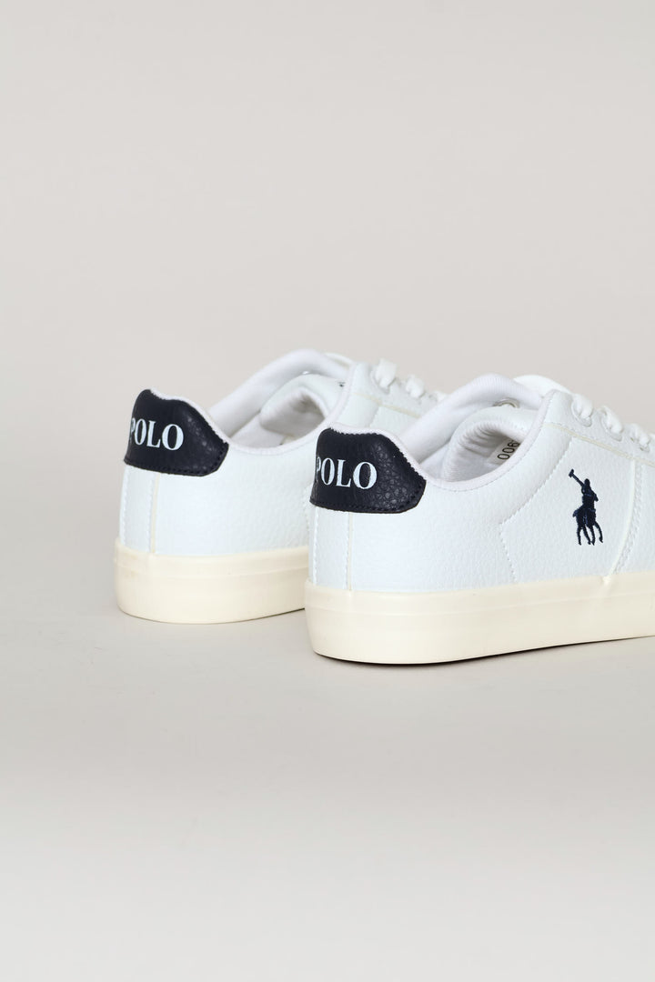Boys Classic Leather Sneaker - White