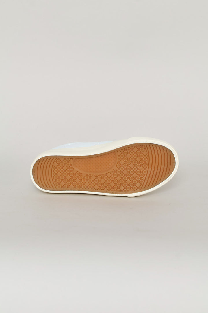 Boys Classic Leather Sneaker - White