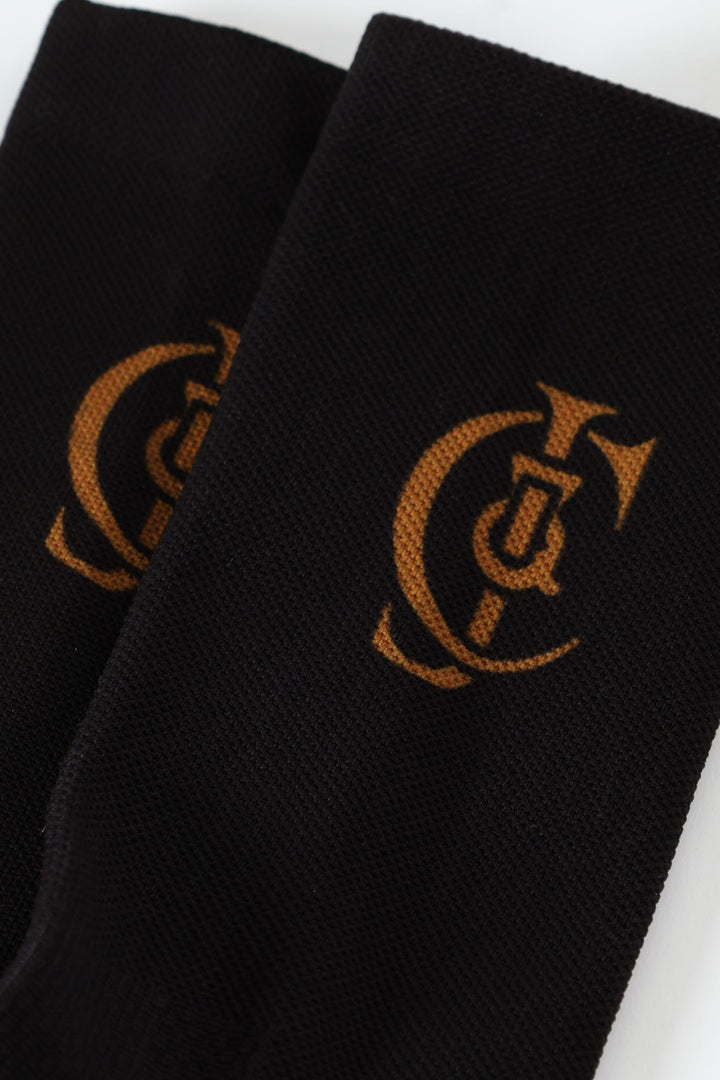 Long Anklet Socks - Black