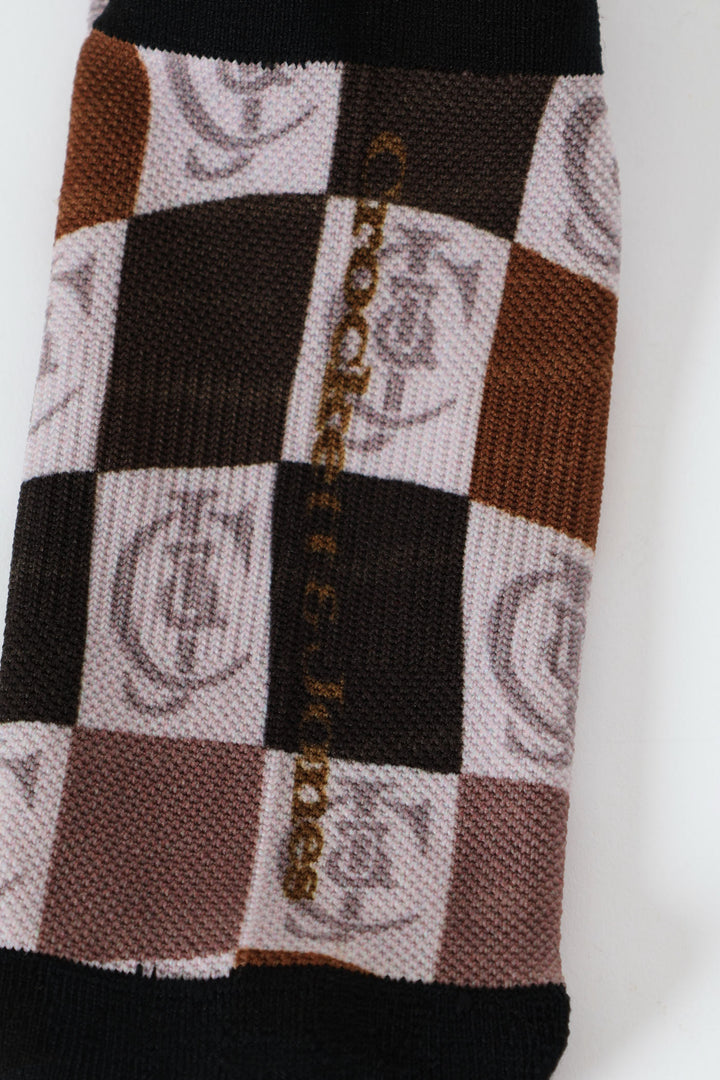 Anklet Socks - Black/Brown