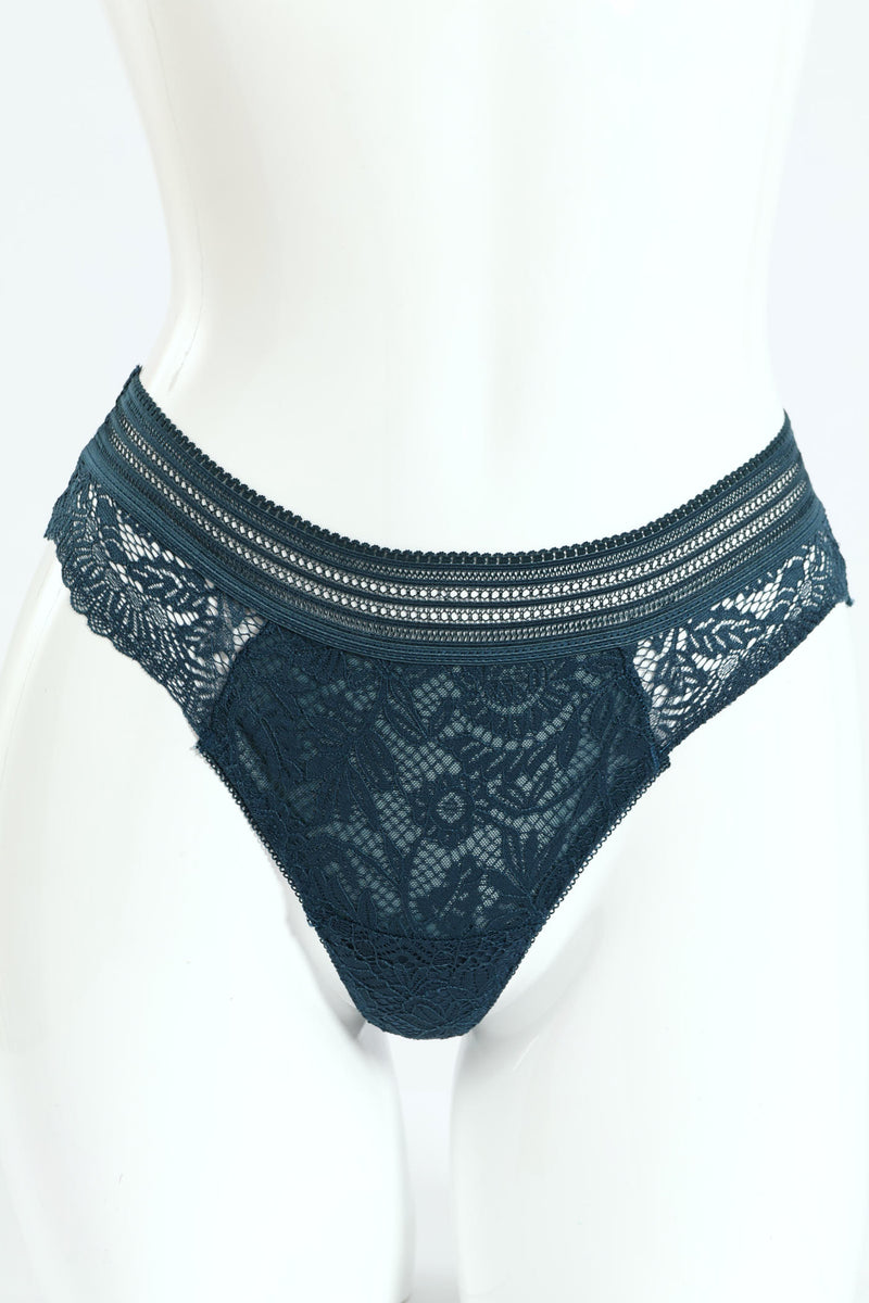 2 Pack Tanga Thong Panties - Elderberry/Reflecting Pond