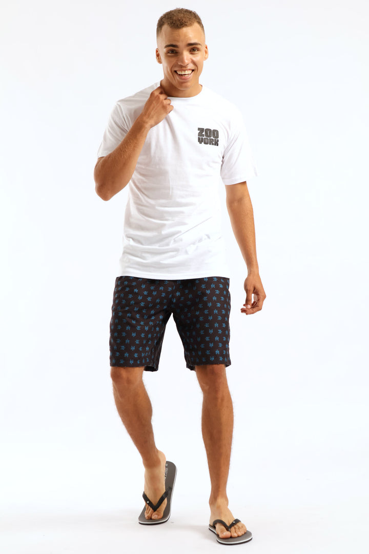 Mini Logo Swim Short - Black