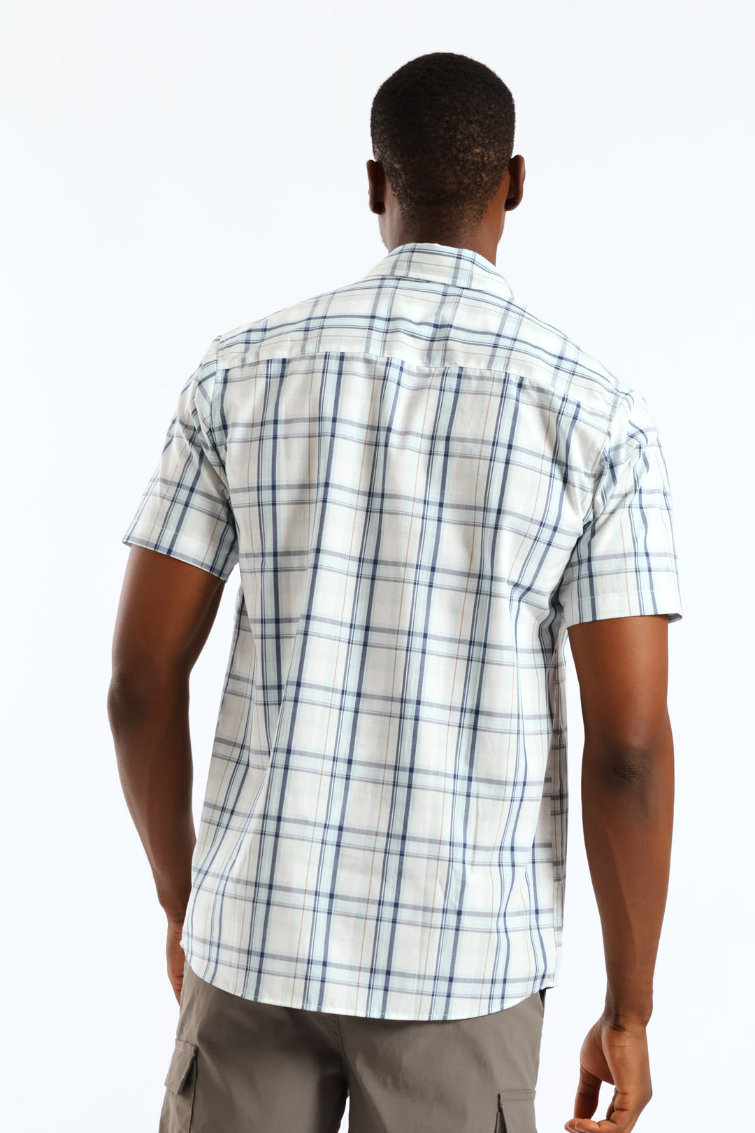 Regular Check Shirt - White
