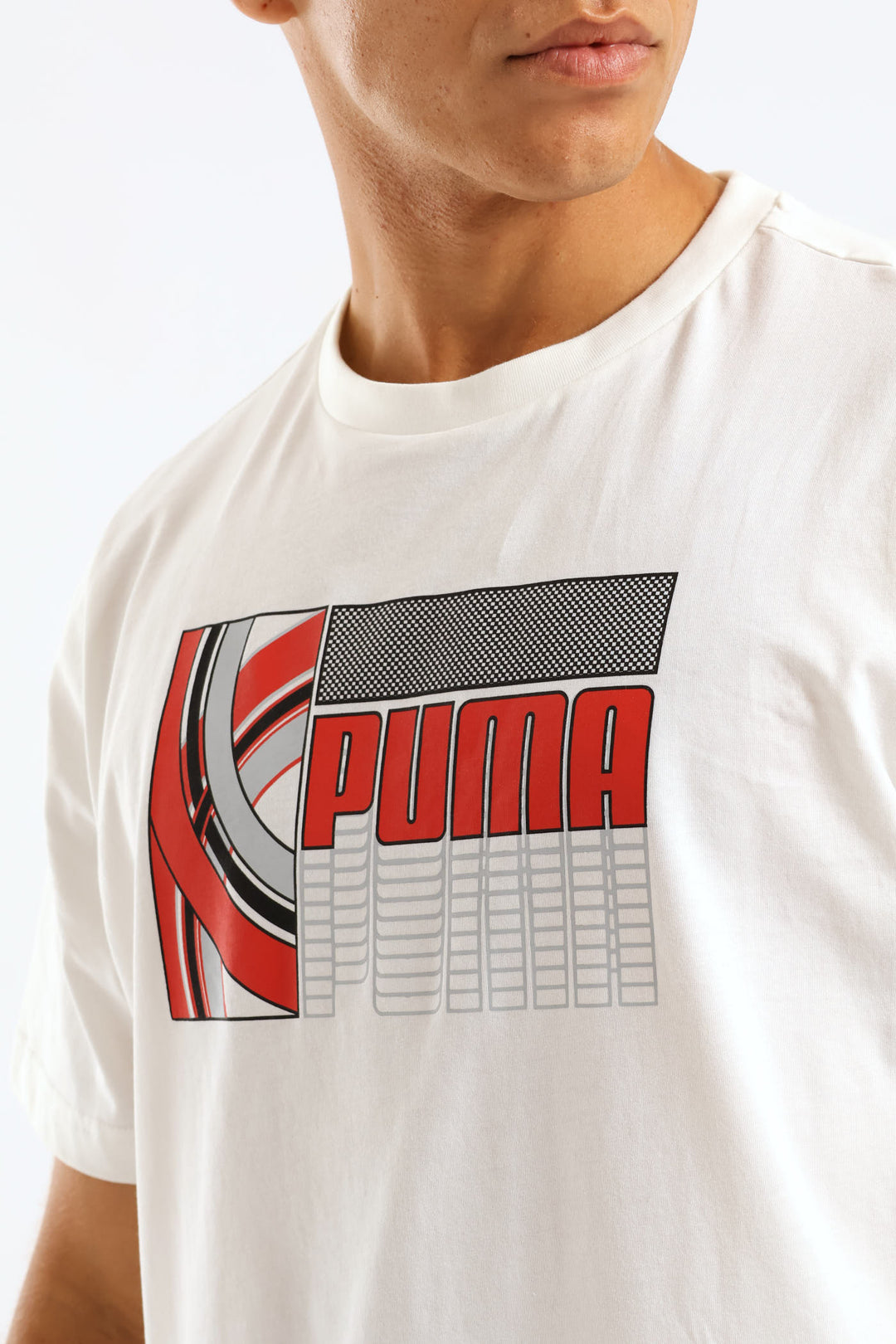 Graphic Motorsport Tee - White