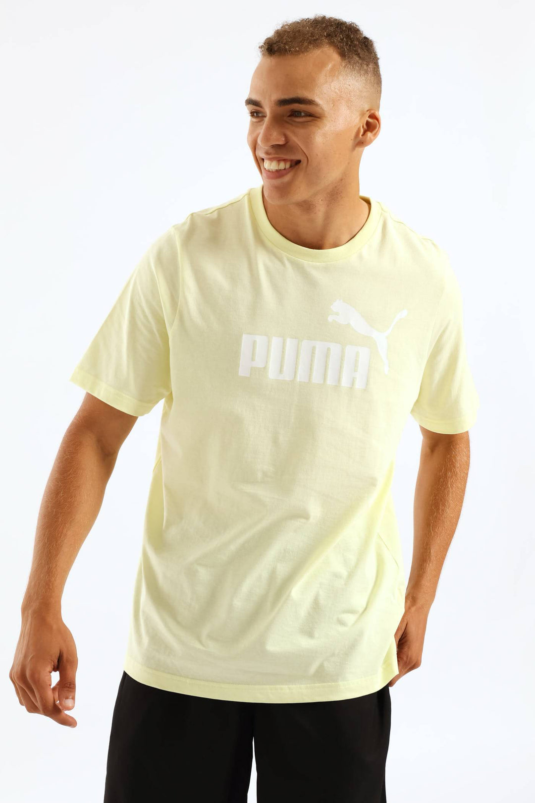 Essential No. 1 Logo Tee - Light Yellow