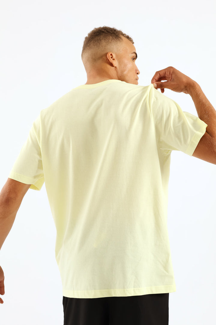 Essential No. 1 Logo Tee - Light Yellow