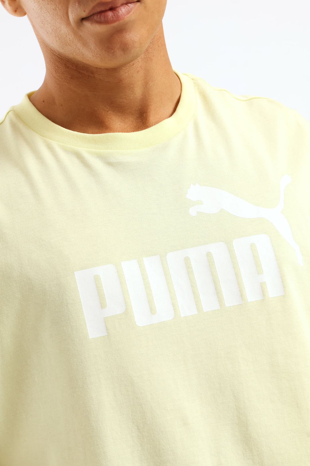 Essential No. 1 Logo Tee - Light Yellow