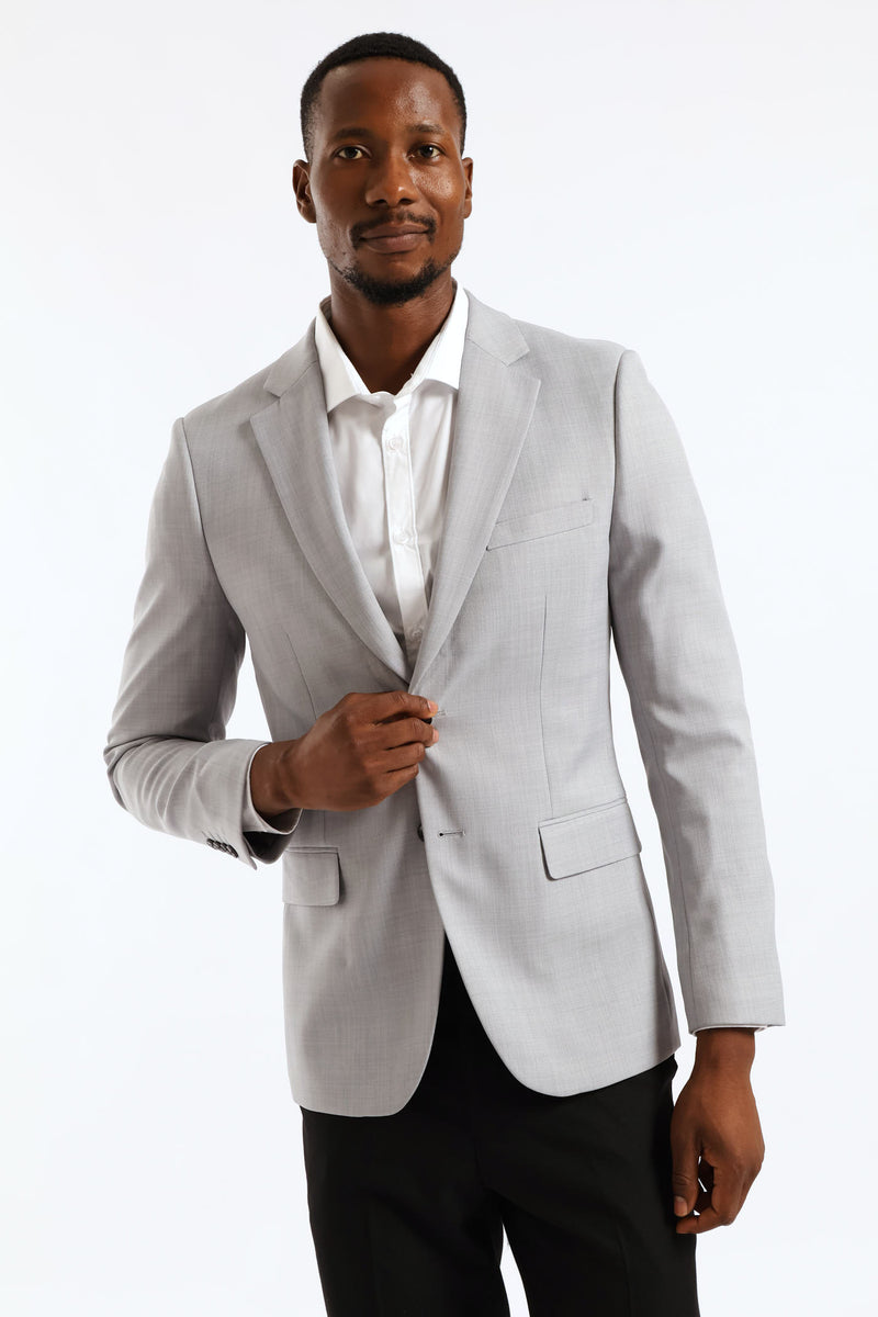 Regular Fit Essential Suit Jacket - Grey