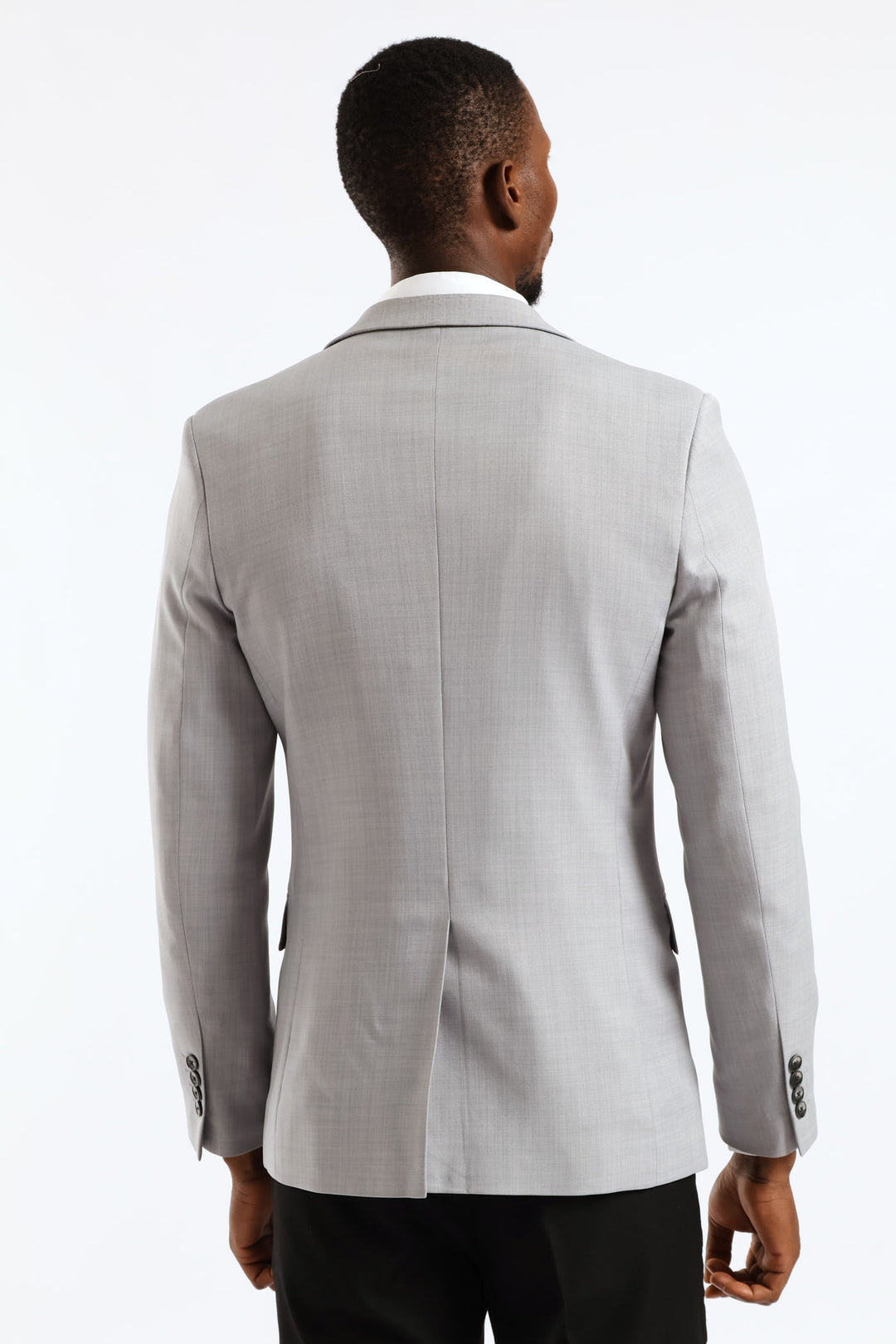 Regular Fit Essential Suit Jacket - Grey
