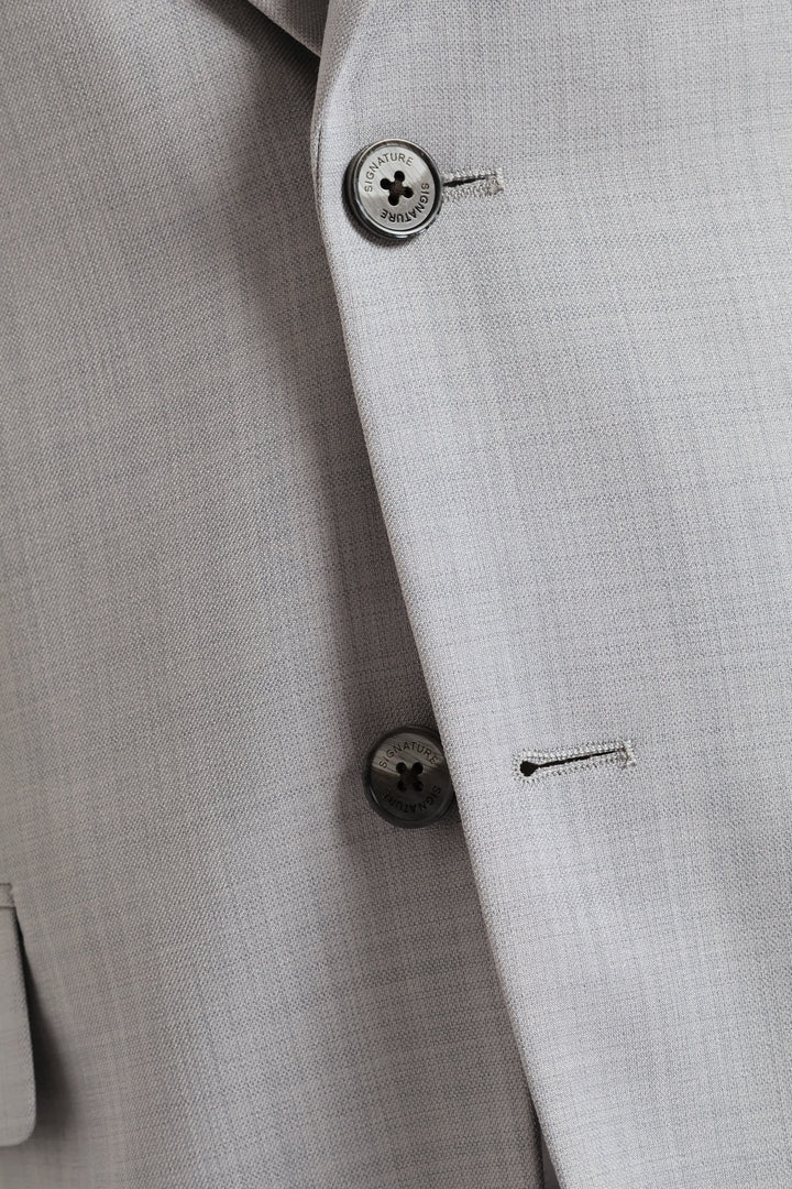 Regular Fit Essential Suit Jacket - Grey