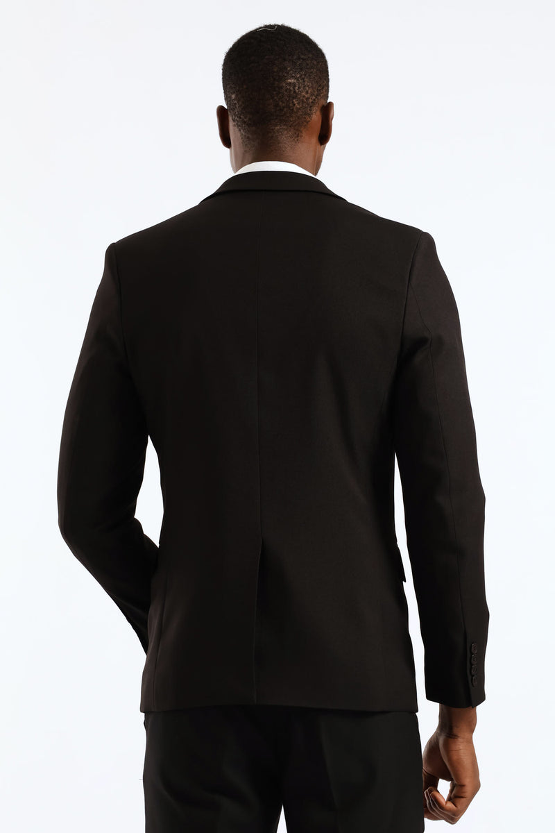 Regular Fit Essential Suit Jacket - Black