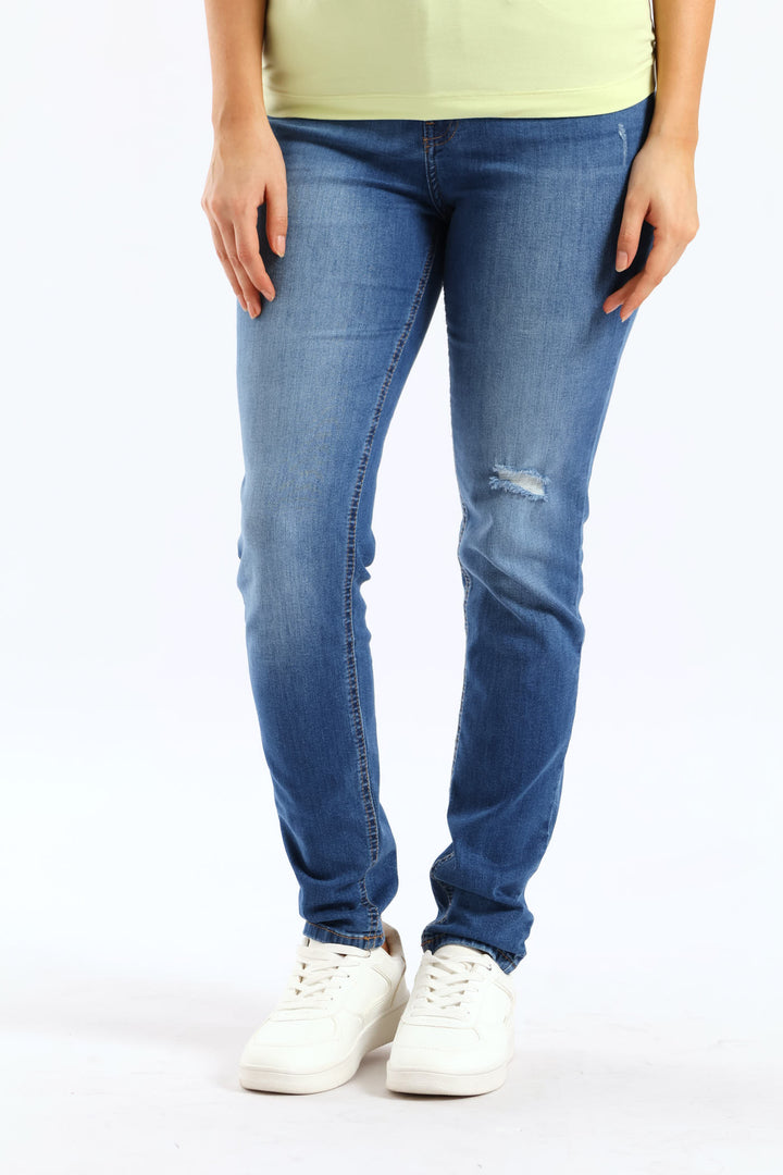 1981 High Rise Skinny Denim - Med Wash