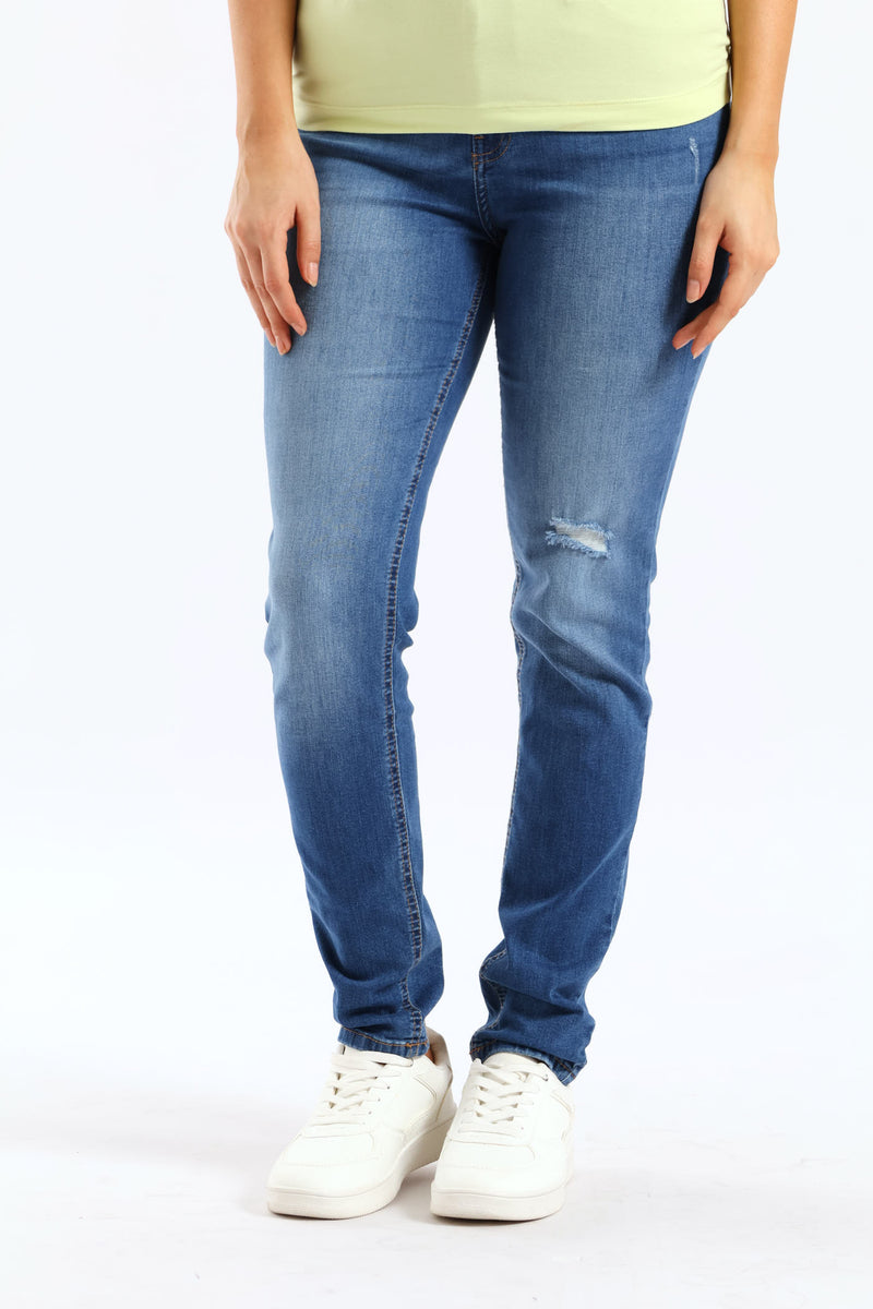 1981 High Rise Skinny Denim - Med Wash