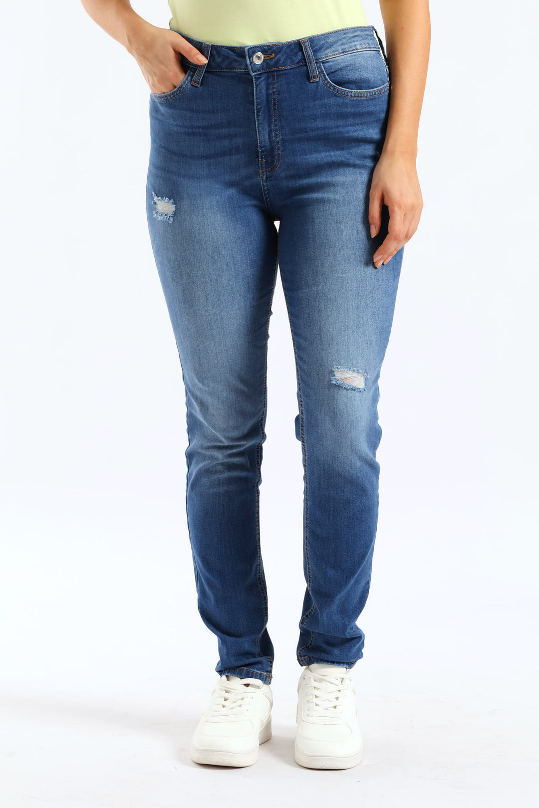1981 High Rise Skinny Denim - Med Wash