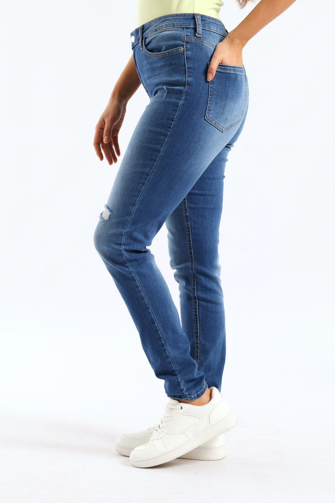 1981 High Rise Skinny Denim - Med Wash