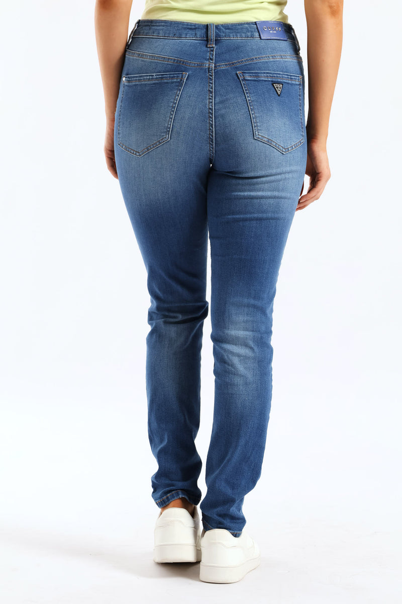 1981 High Rise Skinny Denim - Med Wash