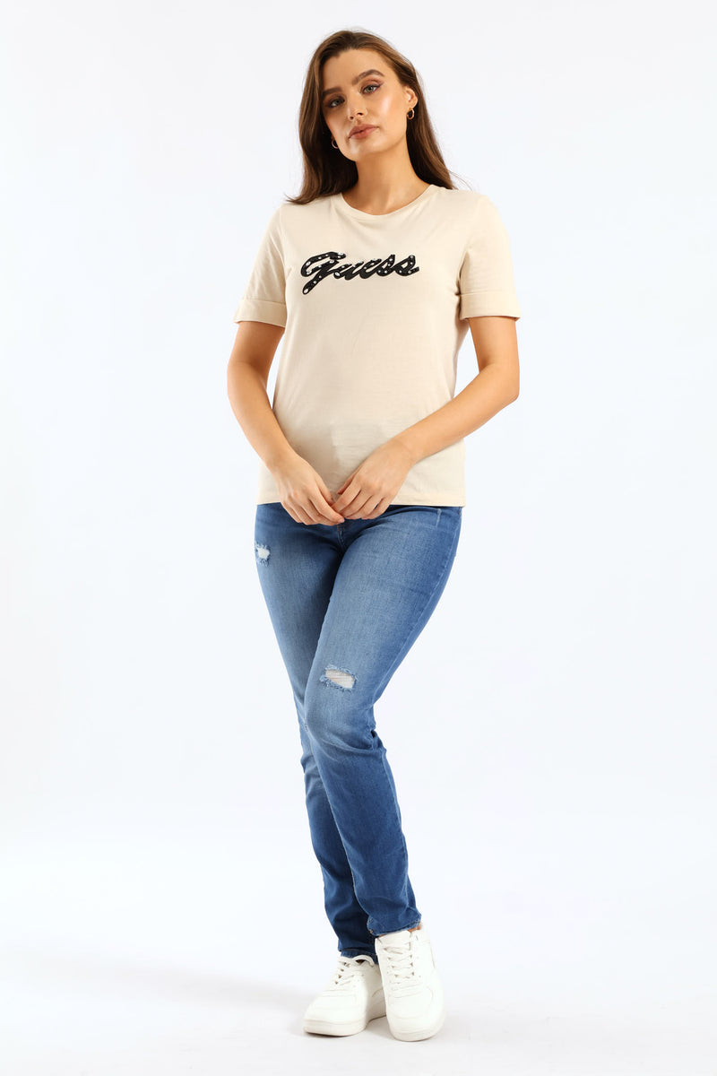 Short Sleeve Nichita Tee - White