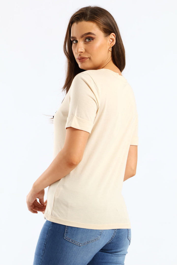 Short Sleeve Nichita Tee - White