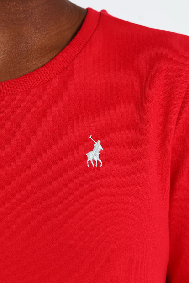 Girls Harper Long Sleeve Dress - Red