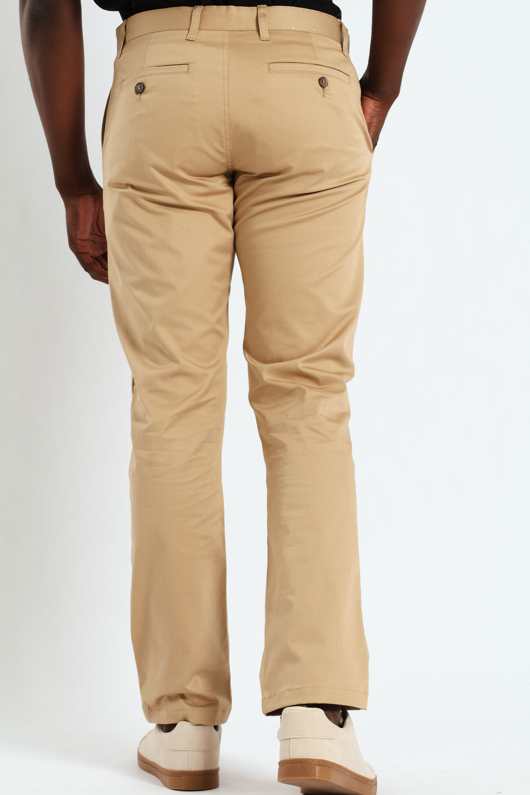 Milan Straight Leg Chino - Khaki