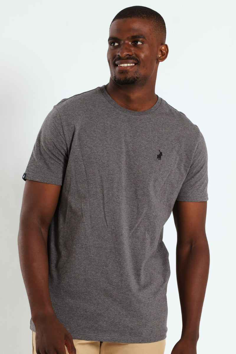 Lucus Tee - Charcoal Melange