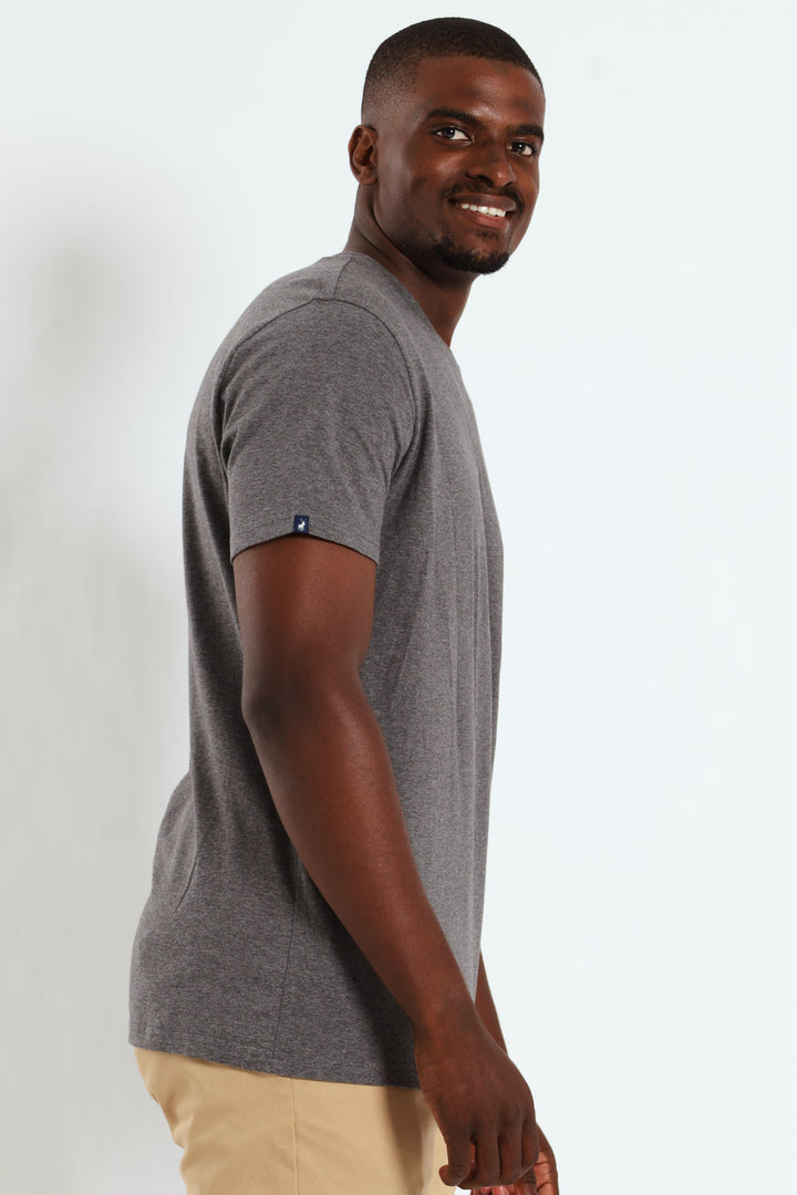 Lucus Tee - Charcoal Melange
