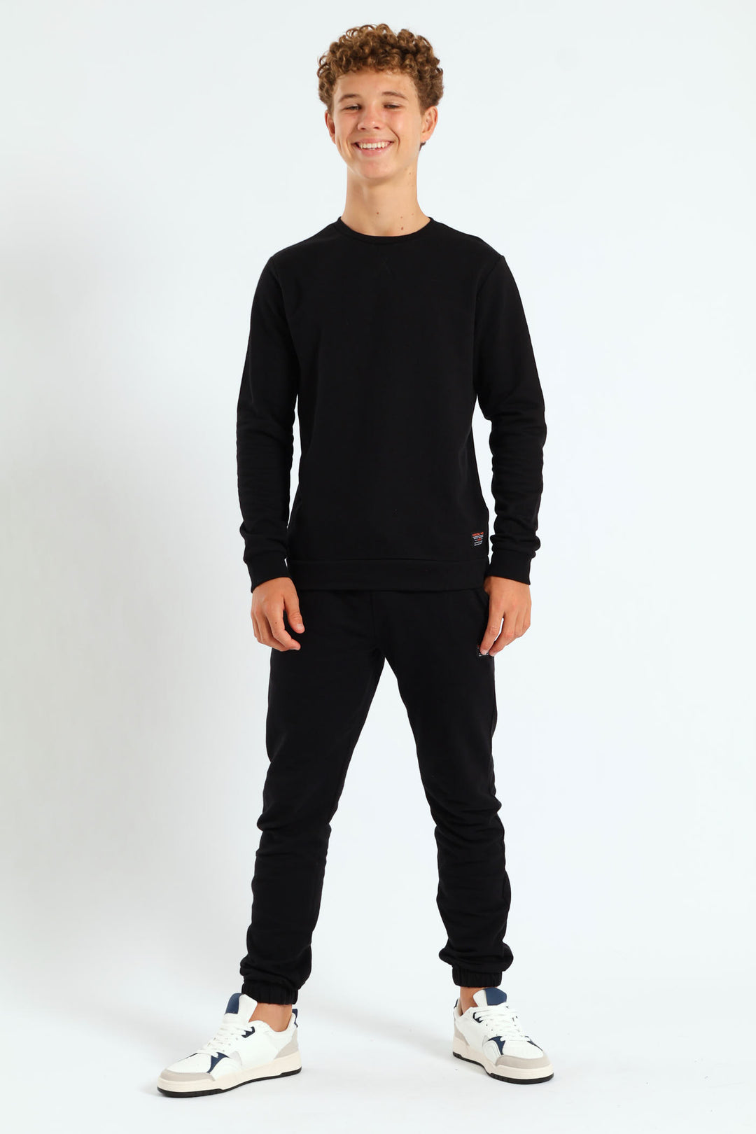 Boys Fleece Jogger - Black