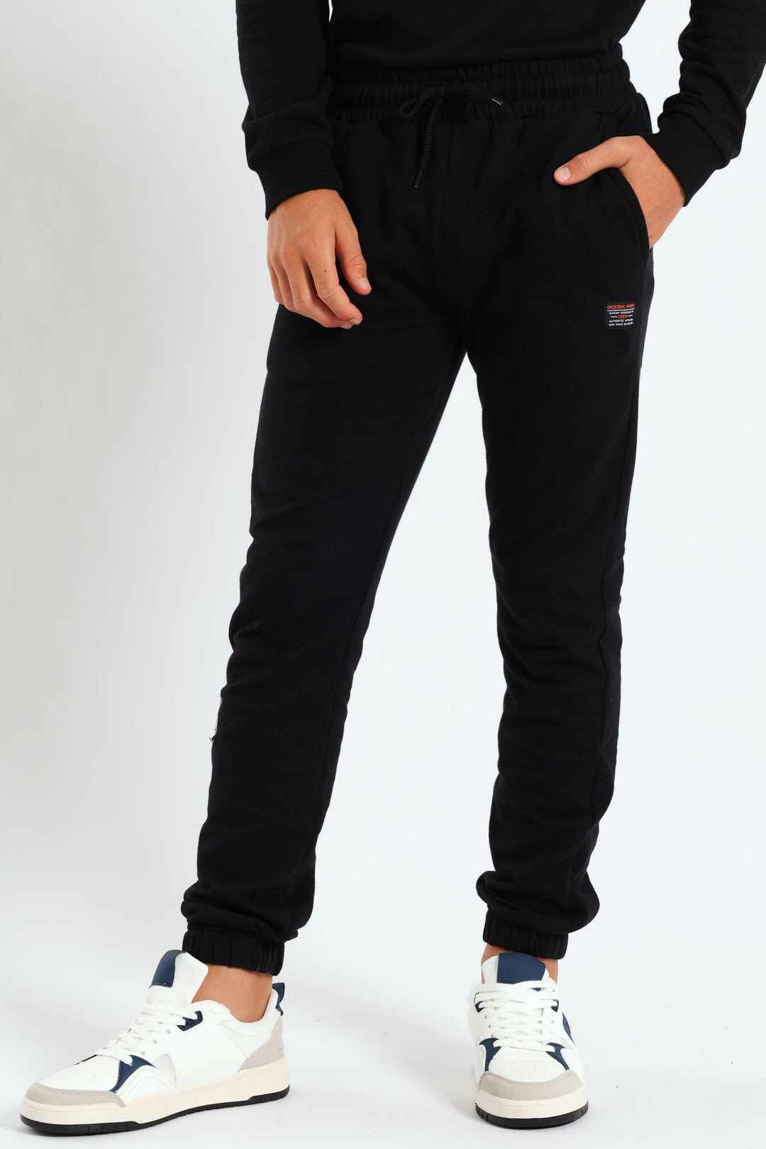 Boys Fleece Jogger - Black