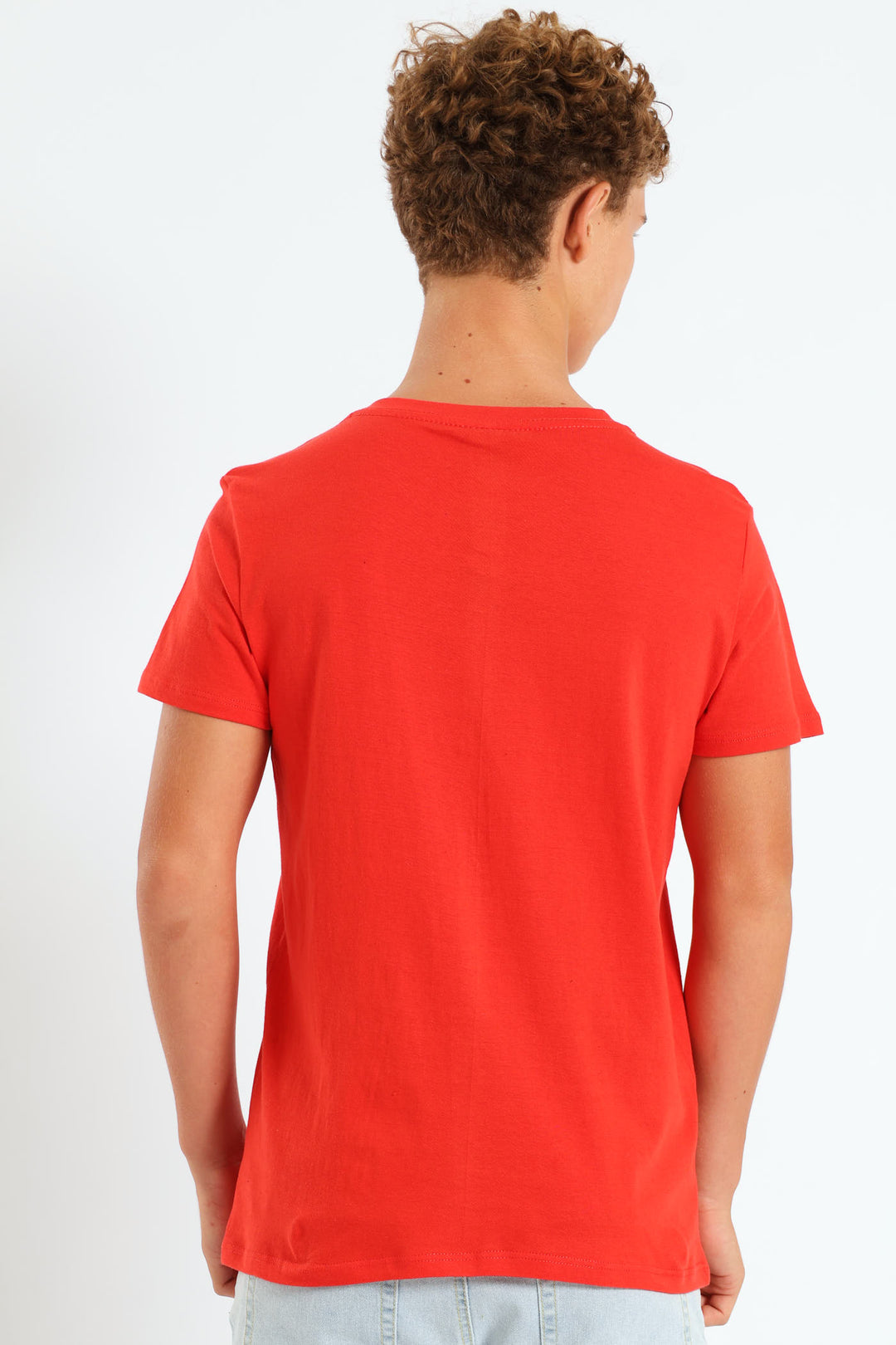 Boys Paris Print Tee - Red