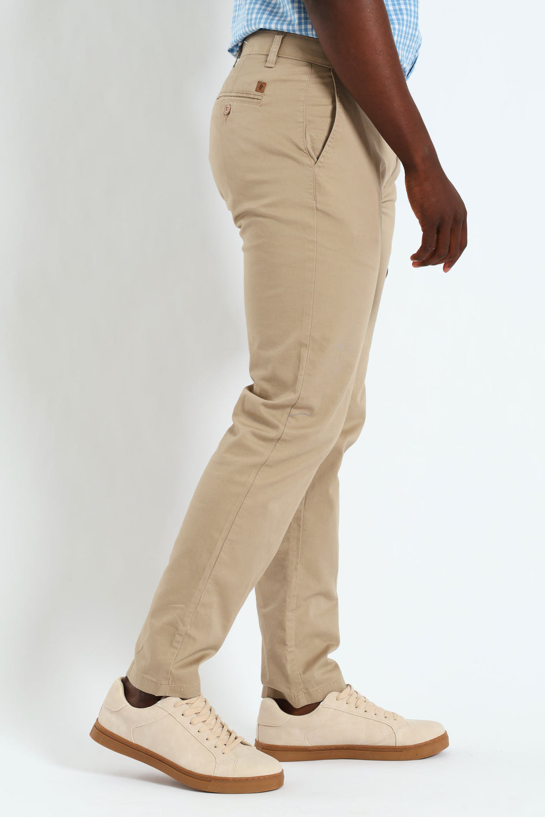 Basic Slim Stretch Chino - Stone