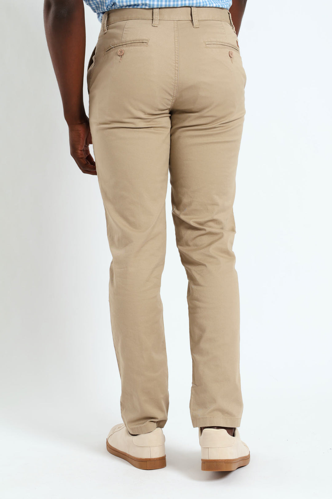 Basic Slim Stretch Chino - Stone