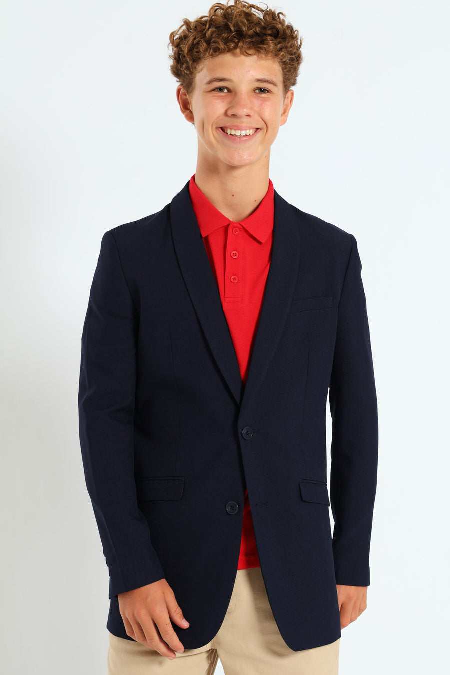 Barsail Primary Boys Poly Blazer Navy main image 1