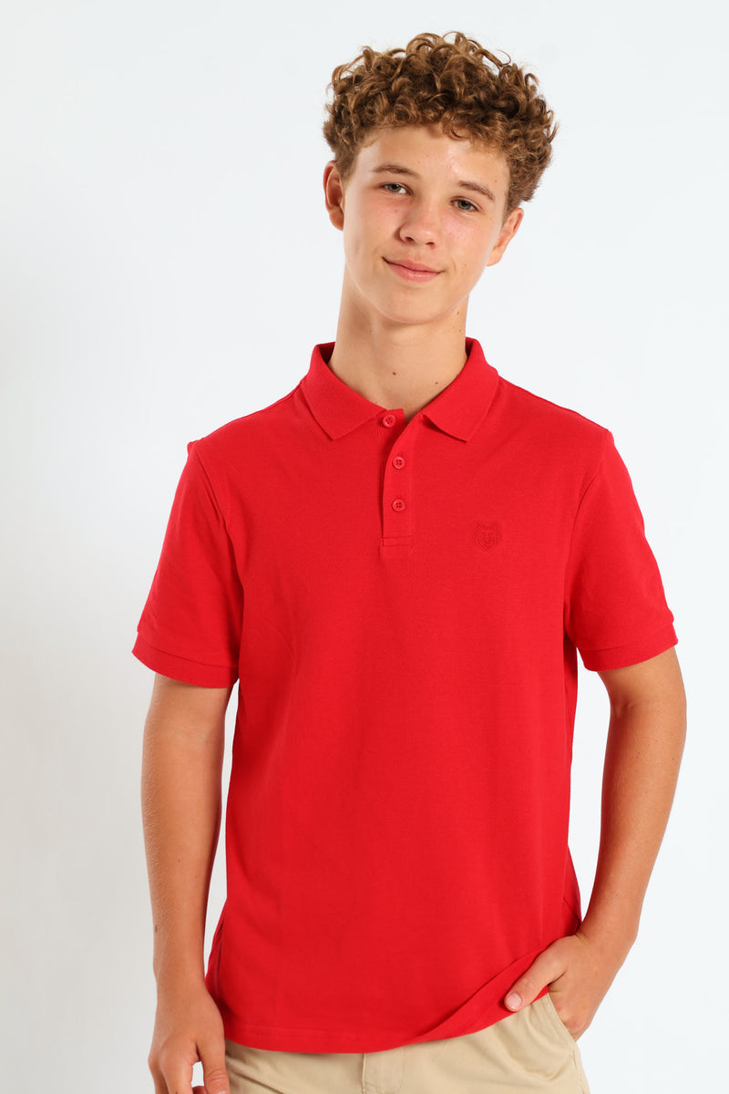Boys Basic Golfer - Red
