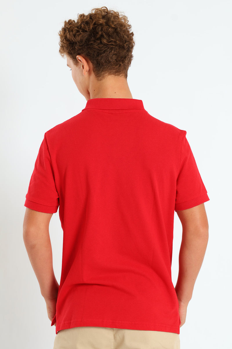 Boys Basic Golfer - Red