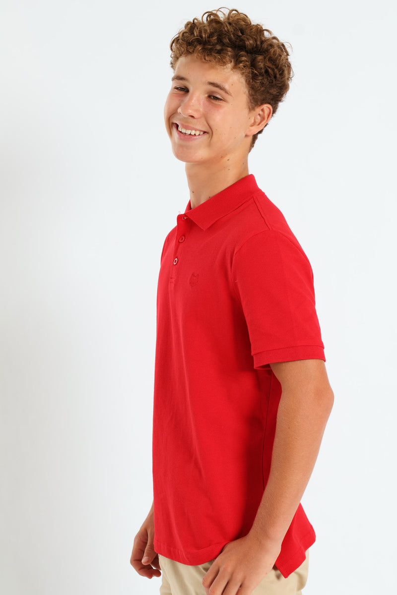 Boys Basic Golfer - Red