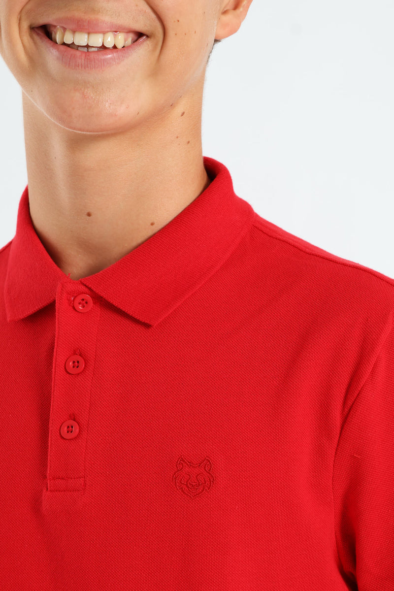 Boys Basic Golfer - Red