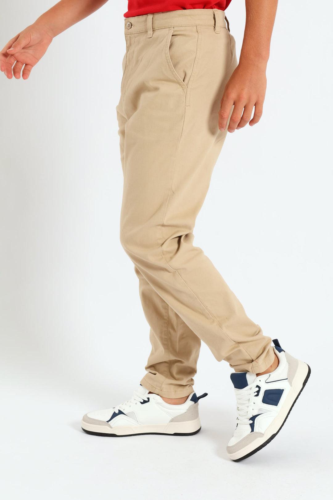 Boys Chino Pants - Stone