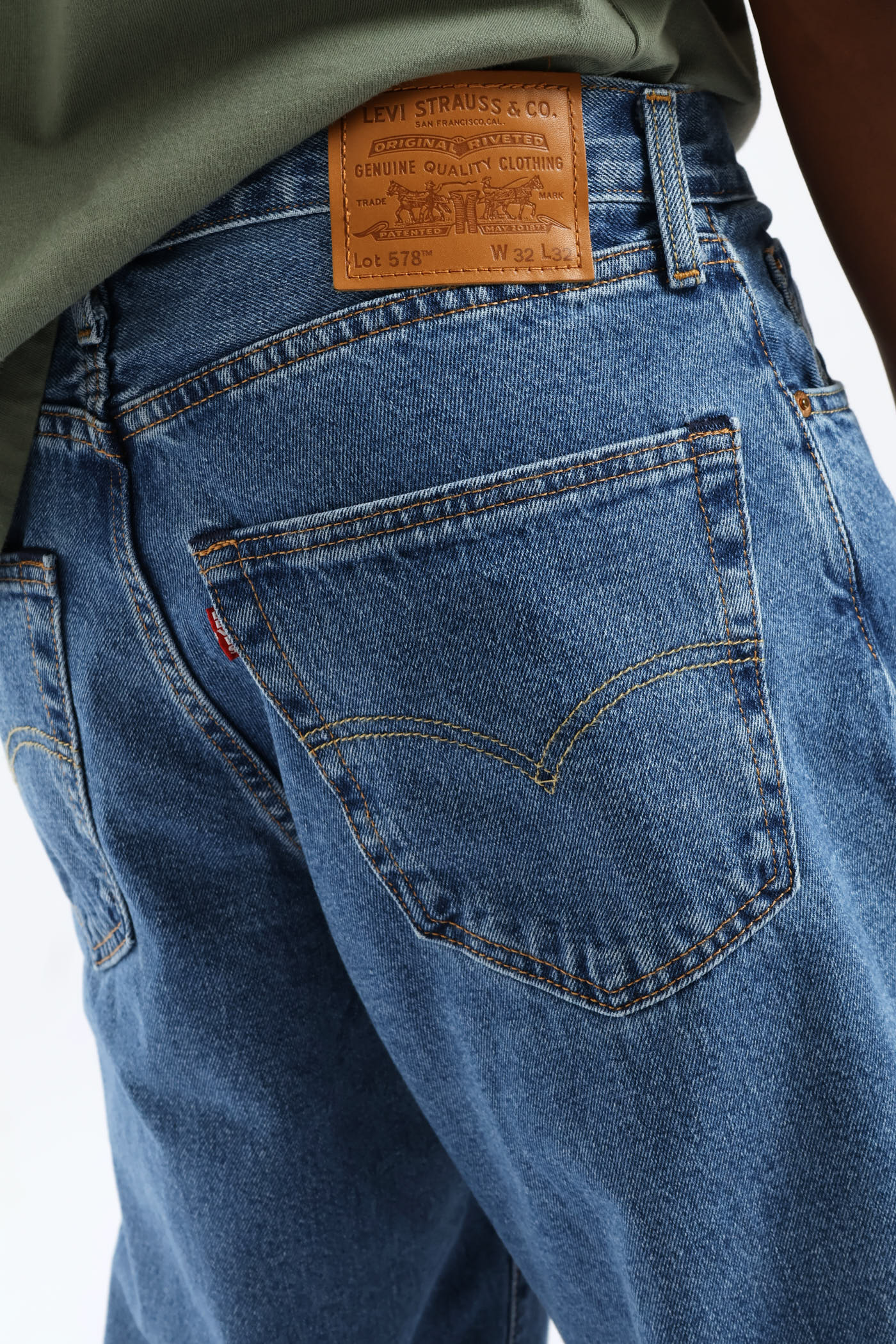 Mens 578 Baggy Za The Baggy Family Denim - Blue – Edgars