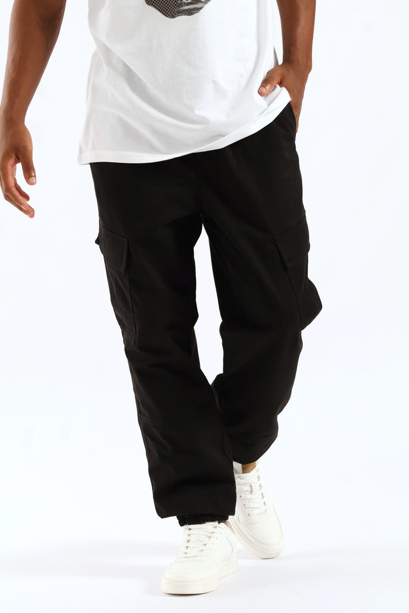 Basic Cargo Trouser - Black