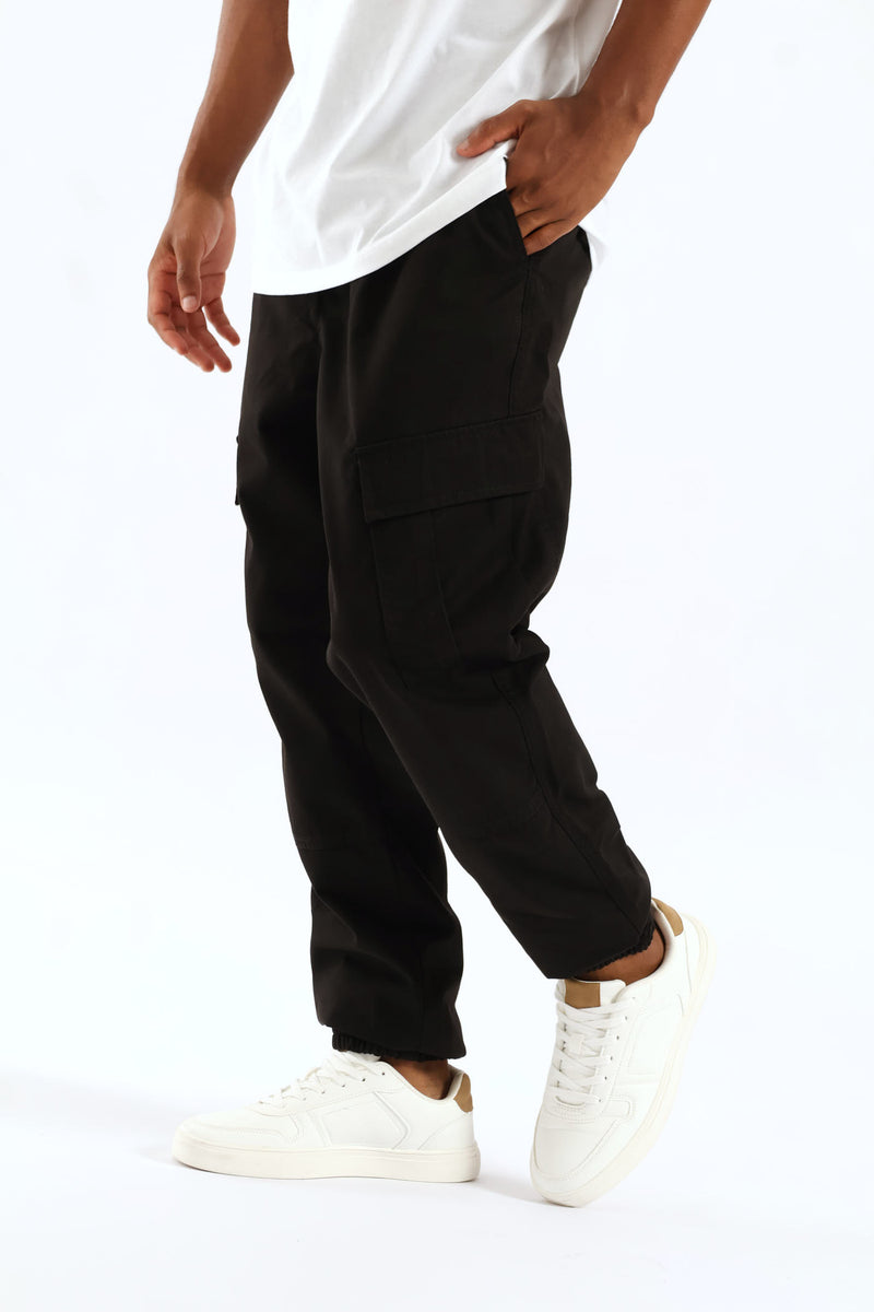 Basic Cargo Trouser - Black