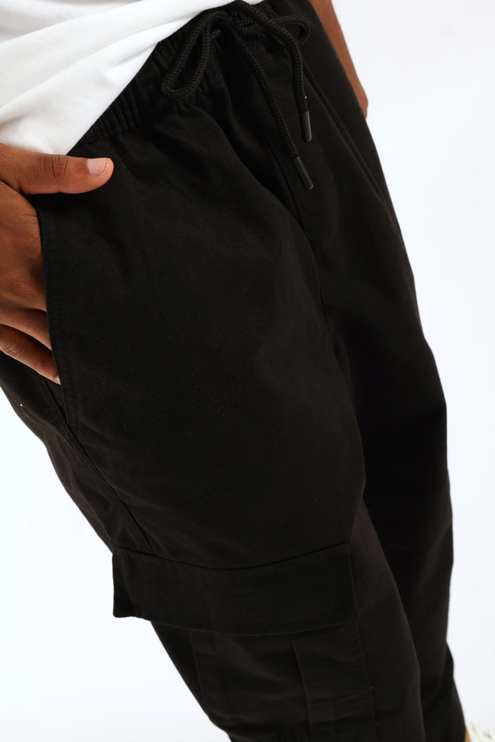 Basic Cargo Trouser - Black