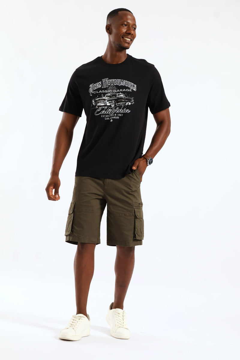 Motorworks Garage Tee - Black