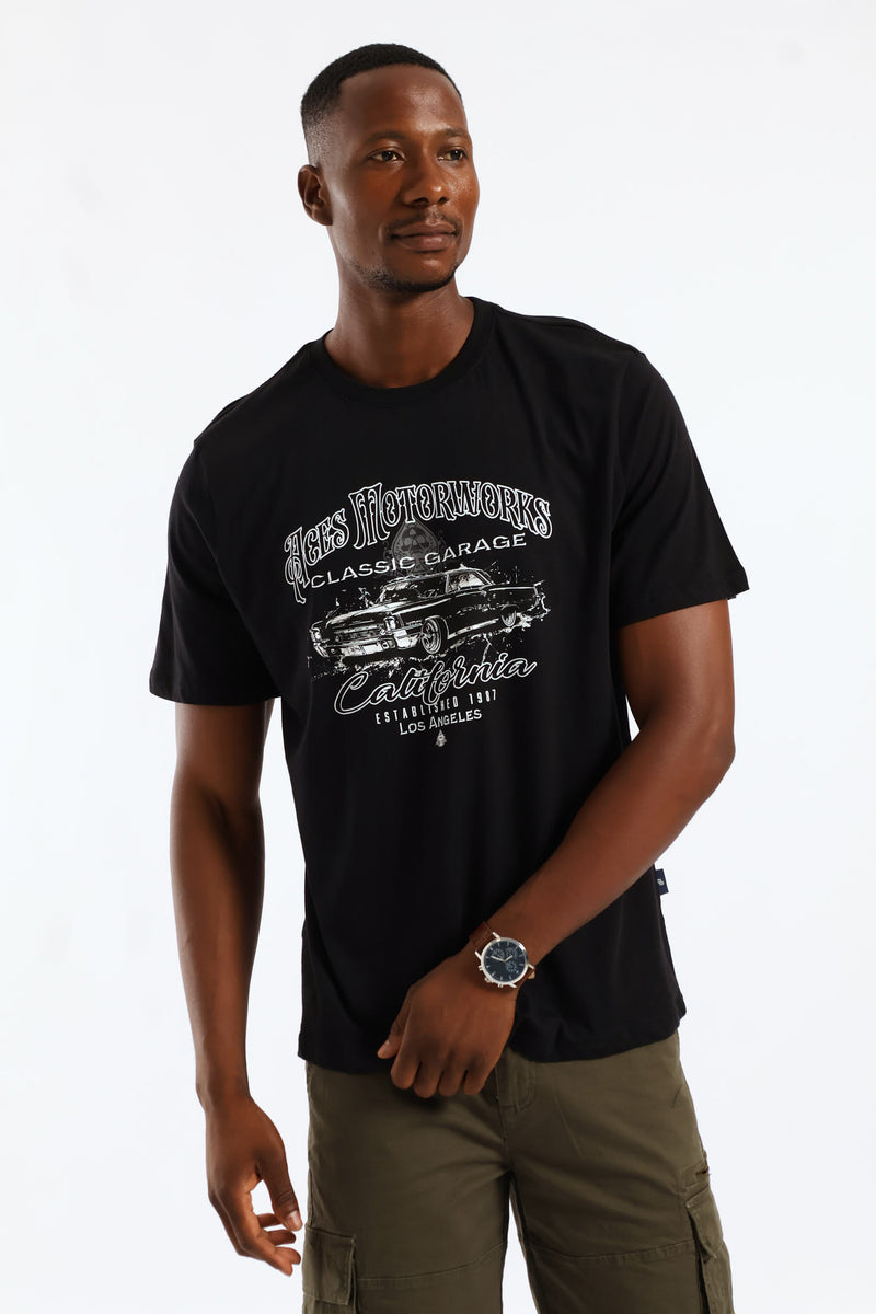 Motorworks Garage Tee - Black