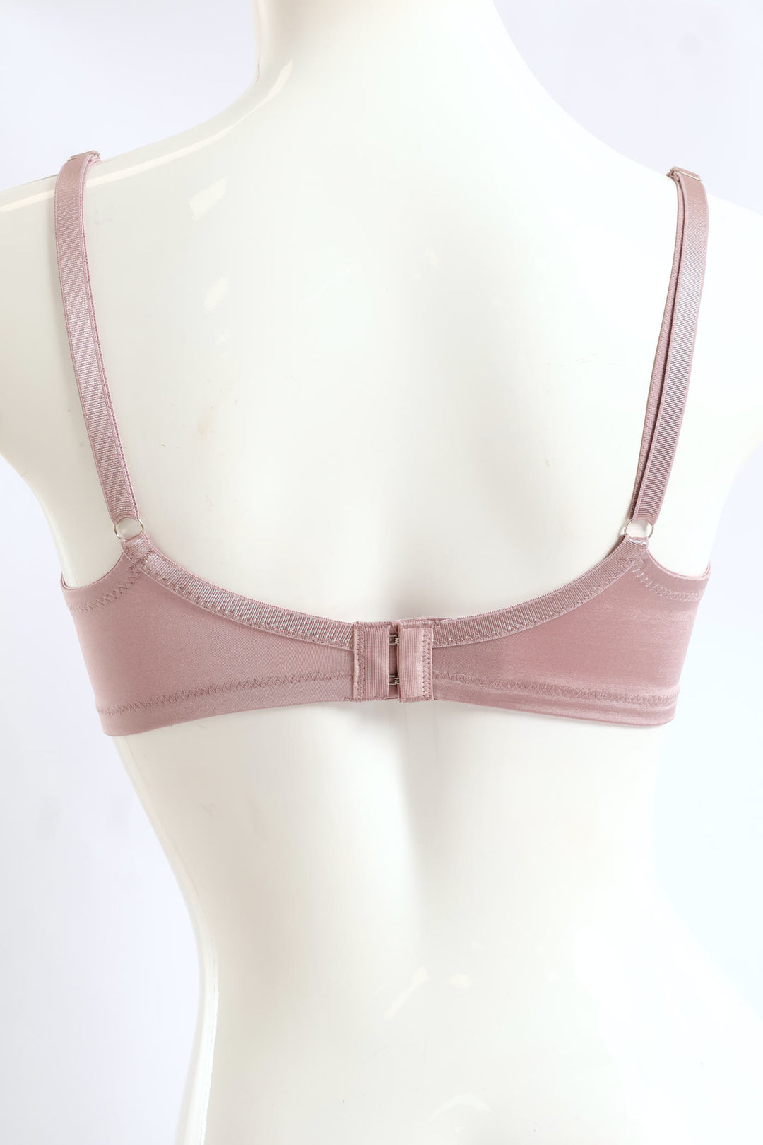 2 Pack Non-Padded Bra - Mauve/Silver