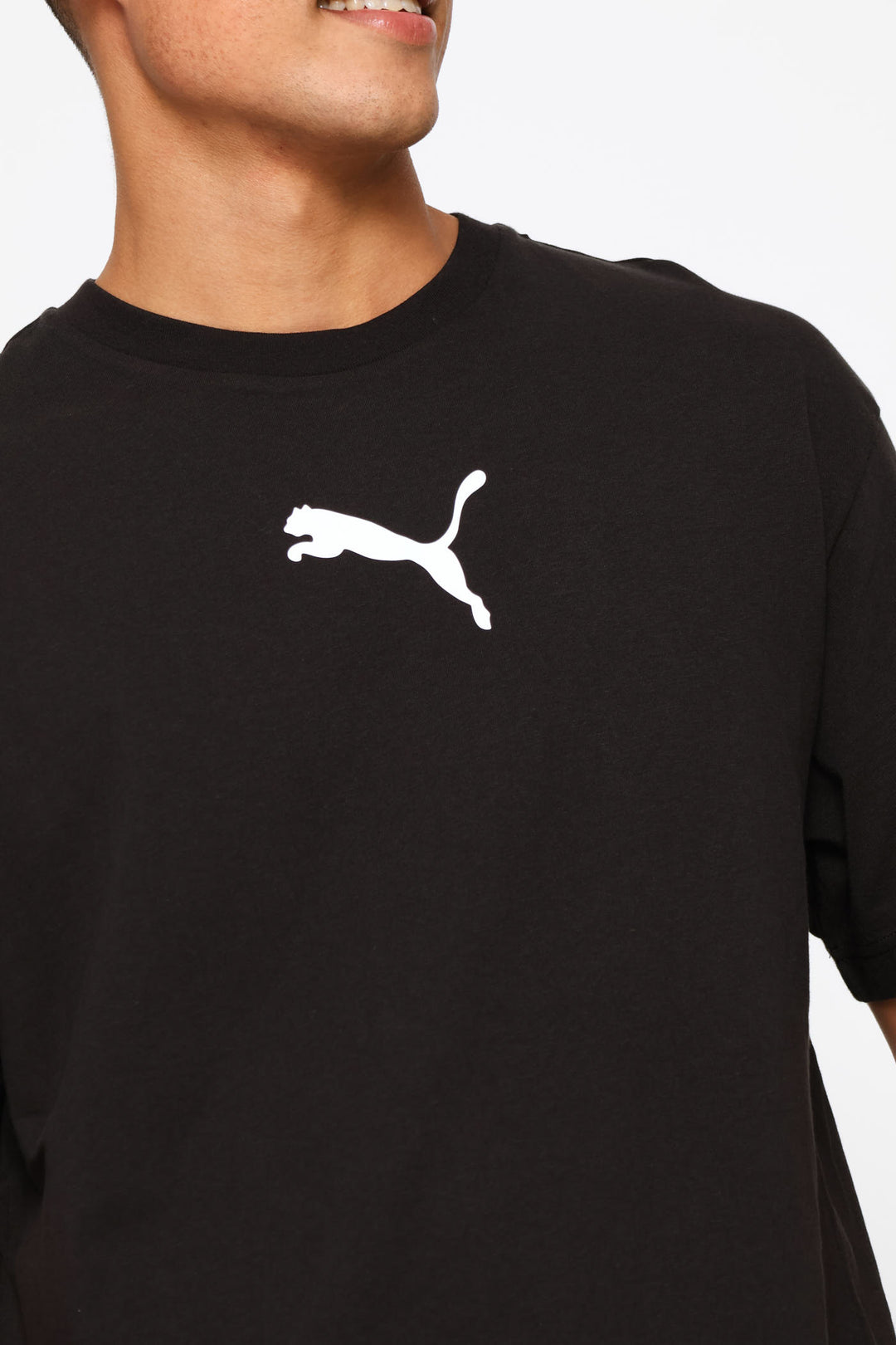 Sport Relaxed Graphic Tee - Black