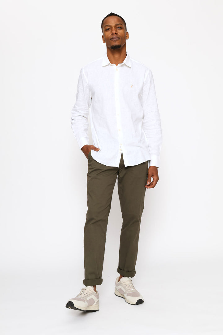 Lex Linen Shirt - White